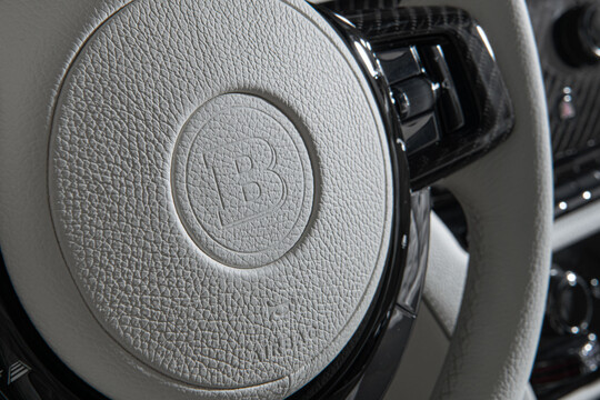 Leather steering wheel airbag 